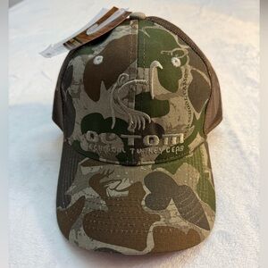 NWT Drake Camo Mesh Back Turkey Hunting Ol' Tom Logo Cap